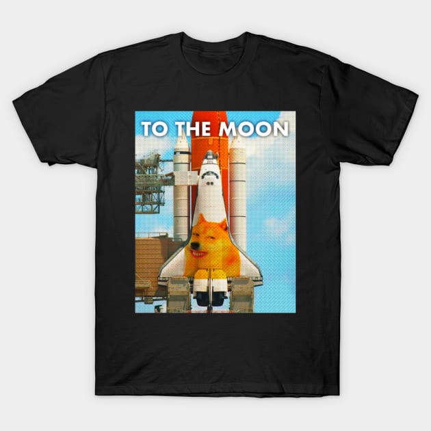 To the moon T-Shirt by happymonday